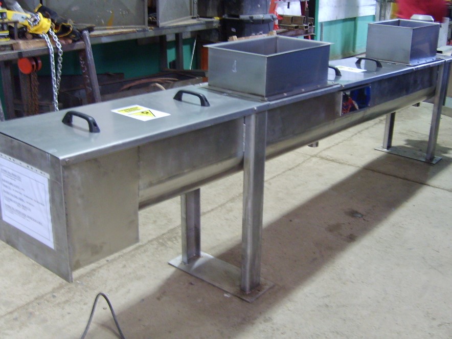 1. Tornillo transportador lavador